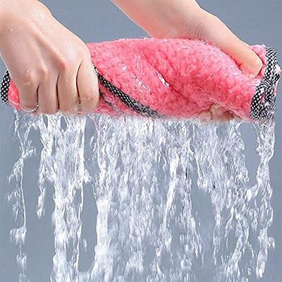 Soft Tea Towels Terry Cotton Kitchen Dish Cloths Clean Microfibre Absorbent  Non-stick Cleaning Clothes Kitchen Tool