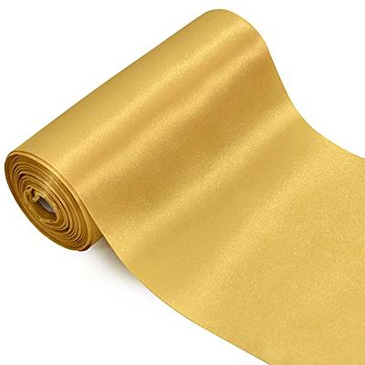 Ableme Deco Gold Glitter Tulle Fabric Rolls, 6 Inch by 25 Yards