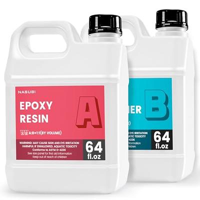 Epoxy Resin 2 Gallon Kit Industrial Grade | Easy to Use, Super Strong, Glossy, Clear, Water-Resistant | for Bonding, Sealing, Casting, Coating, Fillin