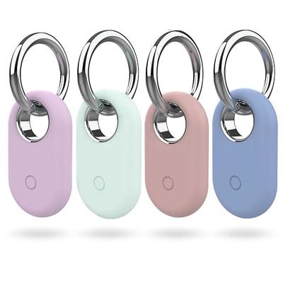 [4 Pack] Compatible with Samsung Smart tag 2 case, Silicone with Samsung  Galaxy SmartTag2 Keychain Full Body Shockproof, Anti-Scratch for Backpacks