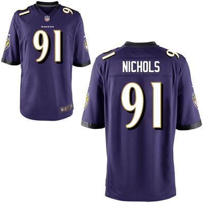 Men's Nike Ronnie Stanley Purple Baltimore Ravens Game Jersey