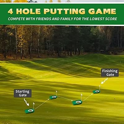 4pcs Golf Cup Cover Golf Hole Putting Green Cup Golf Practice Training Aids  Green Hole Cup for Outdoor Activities