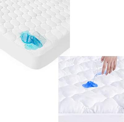 Yoofoss 2 Pack Waterproof Crib Mattress Protector, Quilted Fitted Crib