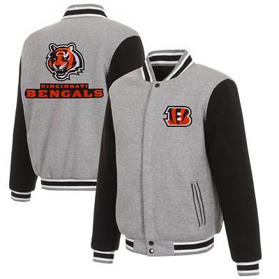 Men's JH Design Black Cincinnati Bengals Leather Full-Snap Jacket - Yahoo  Shopping