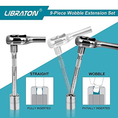 Socket Extension Set 4pcs Drive Socket Extension Bar Includes 2