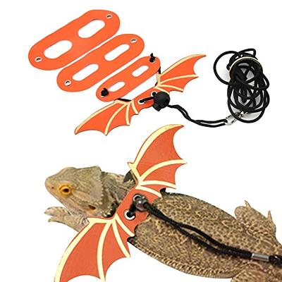  3 Packs Bearded Dragon Harness and Leash Adjustable(S,M,L) -  Soft Leather Reptile Lizard Leash for Amphibians and Other Small Pet  Animals : Pet Supplies