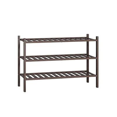 SONGMICS Shoe Rack, 10 Tier Shoe Shelf, Shoe Storage, Black Ulsr110B02