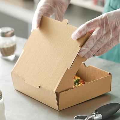 Choice 14 x 14 x 2 Kraft Corrugated Plain Pizza Box Bulk Pack