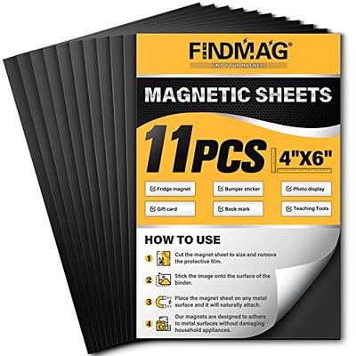 FINDMAG Magnetic Sheets with Adhesive Backing Cut and Customize