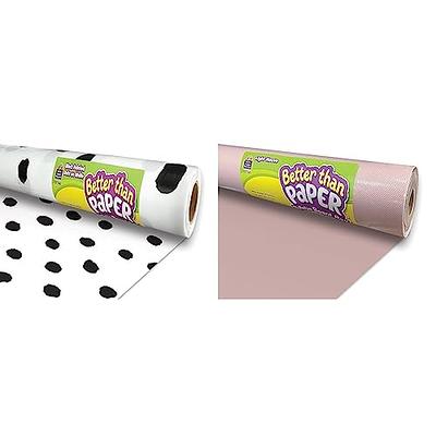 Black Painted Dots on White Better Than Paper® Bulletin Board Roll