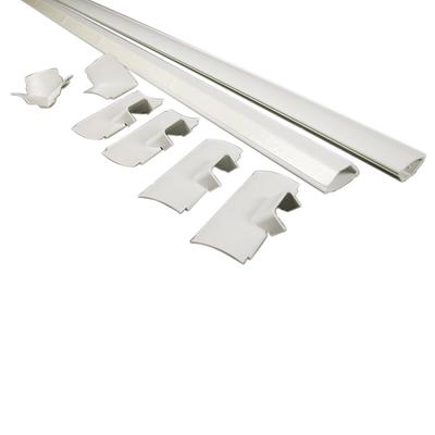 Legrand Wiremold CordMate 5-ft x 0.56-in PVC Ivory Straight