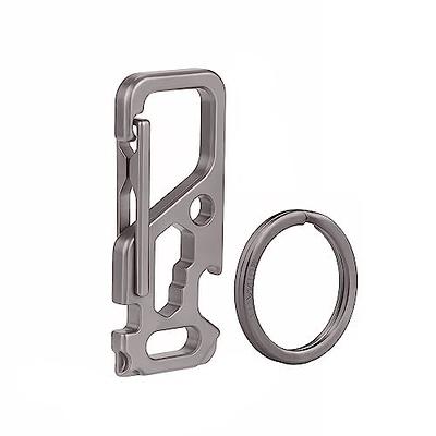 Titanium Carabiner Clips,Heavy Duty Keychain,EDC caribiner