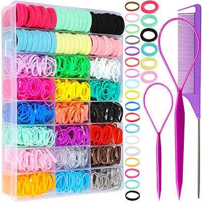 Baby Hair Ties,YGDZ 280 PCS Hair Accessories for Girls, Toddler, Kids,  Cotton Elastics Hair Bands with Organizer Box, Seamless Small Ponytail  Holders, Neutral Colors - Yahoo Shopping