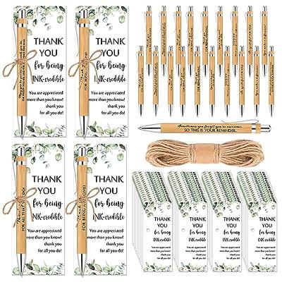 Fulmoon Employee Appreciation Gifts Includes Thank You Wood Bamboo Pens May  You Be Proud Sign Ballpoint Pen Employee Appreciation Cards with Twine for  Teacher Office Coworker Colleague Team (60 Set) - Yahoo Shopping