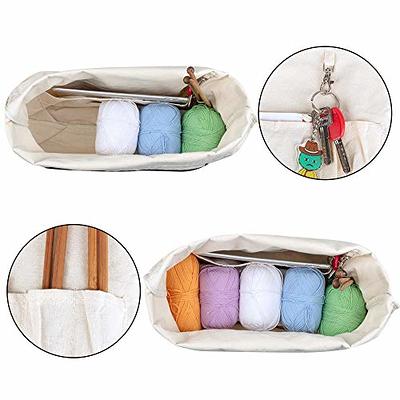 MYBAGZING Crochet Yarn Storage Bag - Organizer for Crocheting and Knitting  Accessories and Gifts