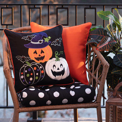 Jack-O-Lanterns Halloween Pillow