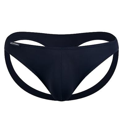 Men's Jockstrap Sexy Underwear, Ice Silk G-String Athletic Supporters for  Men