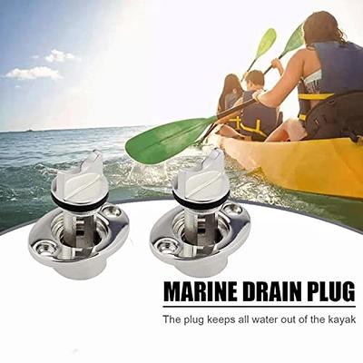 Kayak Drain Plugs Portable Black Drain Plug Canoe Accessories