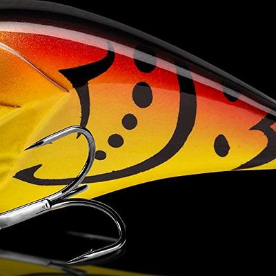 Crankbaits Bass Lures 2.36in, Square Bill Crankbait, Bass Fishing Lure,  Floating Erratic Action Muskie Fishing Lures，3D Eyes Fishing Gear Trout  Lure