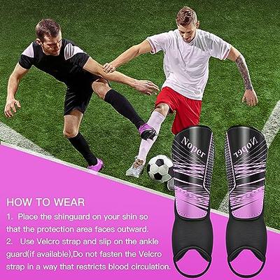 Soccer Shin Guards for Youth Kids, Shin Guards for Boys and Girls  Protective Soccer Equipment with Ankle Adjustable Straps - Yahoo Shopping