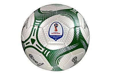 FIFA World Cup 4pc Combo Soccer Set, Size 5 Soccer Ball, Flag Print 