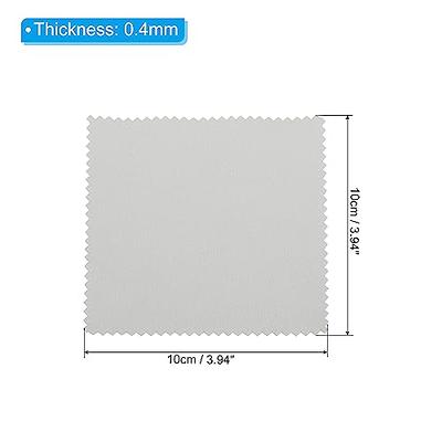 3.94x3.94 Jewelry Cleaning Cloth, 50Pcs Microfiber Polishing Cloth Blue