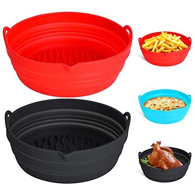 Air Fryer Silicone Liners - Reusable Non-stick Air Fryer Silicone Pot Liner  Compatible with COSORI Air Fryer Basket Accessories, Fit 3-6 Qt - Yahoo  Shopping