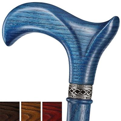 Asterom Fashionable Walking Cane for Men - Wolf - Handmade Stylish Wood  Cane - Cool Walking Stick