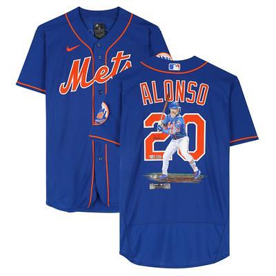 Pete Alonso New York Mets Autographed Blue Nike Authentic Jersey