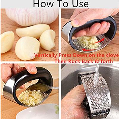 Garlic Press Tool Garlic Mincer Kitchen Gadget