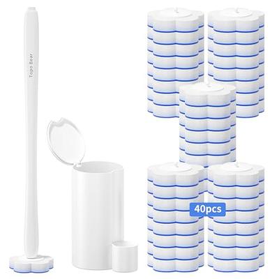 Disposable Toilet Cleaning System,Disposable Toilet Bowl Cleaning System,Disposable  Toilet Bowl Cleaner Wands,Disposable Toilet Brush Holder Set (Blue) - Yahoo  Shopping