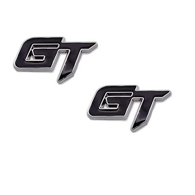 2 PC GT Emblem Premium 3D Car GT Badge Racing Car Sticker