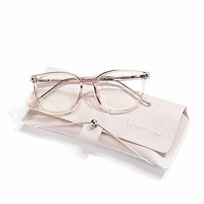 Clear Lens Fashion Glasses For Women Men, Minimalist Clear Frame