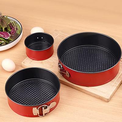Springform Pan, Set of 3 Non-Stick Cheesecake Pan, Leakproof Cake Pan Set  Includes 3 Pieces