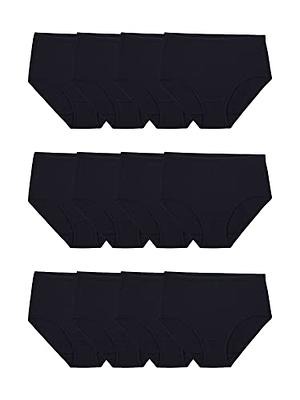 12-Pack Fruit of the Loom Women's Eversoft Tag-Free Cotton Blend