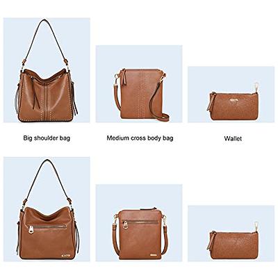 Large Crossbody Bags Ladies Shoulder Handbags Purse and Wallet Set