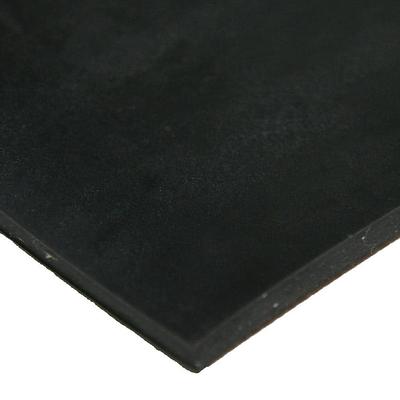 Rubber Cal 20-109 EPDM 1/8 in. x 36 in. x 24 in. Commercial Grade 60A Rubber Sheet - Black