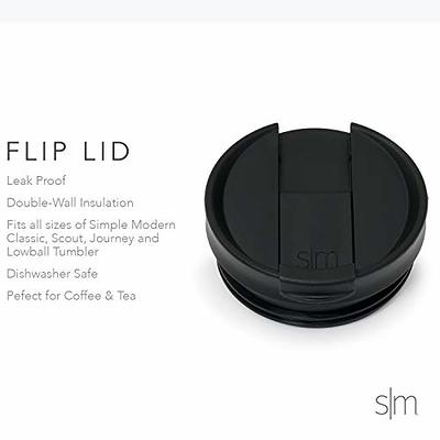 Simple Modern Tumbler Coffee Lid Replacement | Reusable Insulated Lid ONLY  Fits Simple Modern, S|M V…See more Simple Modern Tumbler Coffee Lid