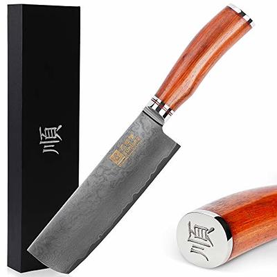 KEEMAKE Sashimi Sushi Knife Japanese 11.5 inch Yanagiba Knife,Japanese VG10  Stainless steel Single Bevel Blade, Perfect Rosewood Handle Filleting 