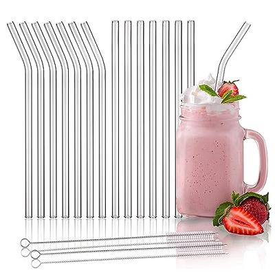  Reusable Silicone Straws for Toddlers & Kids - 12 pcs Flexible  Short Drink 6.7 Straws for 6-12 oz Yeti/Rtic/Ozark Tumblers & 4 Cleaning  Brushes - BPA free, Eco-friendly,no Rubber Tast 