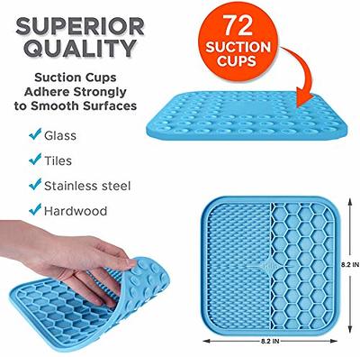 MateeyLife Licking Mats for Dogs and Cats, Premium Lick Pad with Suction  Cups for Dog Anxiety Relief, Dog Puzzle Enrichment Toys for Boredom  Reducer