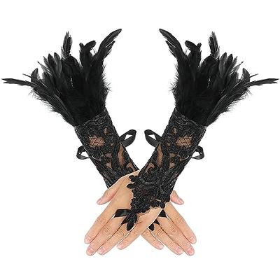  Latious Wedding Bride Lace Gloves White Fingerless