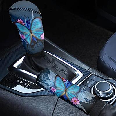 Tupalatus Blue Butterfly Car Gear Shift Knob Cover Set, Cute Car Gear Shift  Knob Cover & Hand Brake Cover for Women and Girls, Car Accessories for  Women Ladies Gifts - Yahoo Shopping