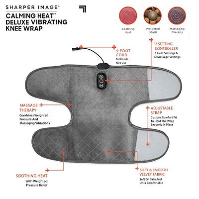 Sharper Image Pain Relief Heated Neck and Shoulder Massager with 5 Pulse  Settings