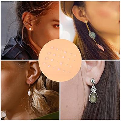 Silicone Earring Backs, Full Cover, 20pcs Clear Earring Backs Replacements, Hypoallergenic Earring Stoppers, Soft Ear Backings for Studs Hook