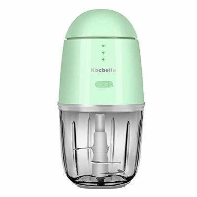 Food Processor - Cordless Mini Food Processor & Portable Small Food Chopper  for Vegetables Fruit Salad Onion Garlic,Kitchen,1.3Cup 10 0z,150 Watts,Glass  Container Dishwasher Safe (Green) - Yahoo Shopping