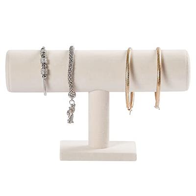 Pangkeep Bracelet Holder,Bracelet Organizer Display Stand,Beige Velvet  T-bar Jewelry Display Stand for Selling. - Yahoo Shopping