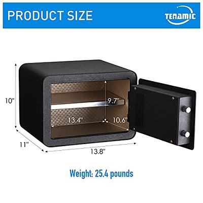 Tenamic Safe Box Luxury Biometric Fingerprint Cabinet Safe 0.85