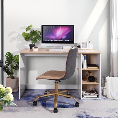 FITUEYES Computer Desk for Small Spaces, Small Desk with Monitor