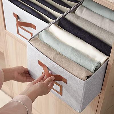 Eco Home Store 12pcs White Large Drawer Organizer Drawer Organizers for  Clothing Wardrobe Clothes Organizer Underwear Organizer Dresser Drawer